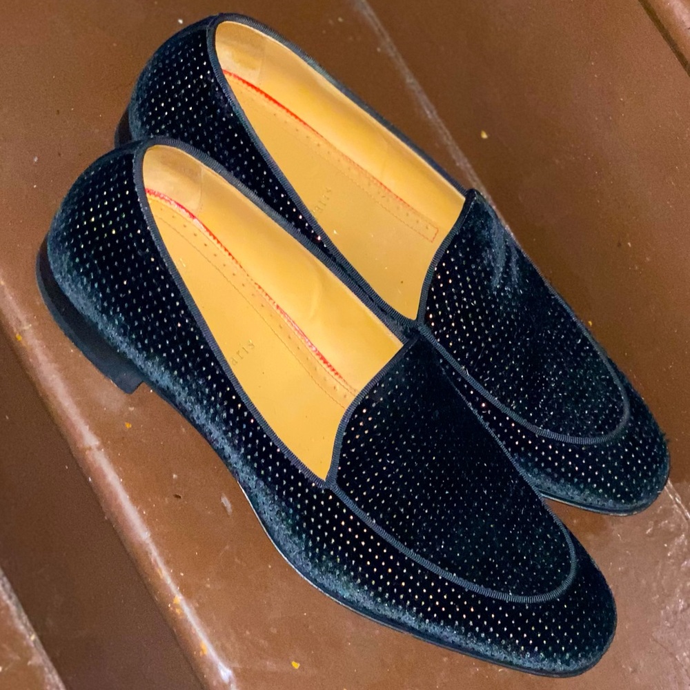 Christian Louboutin Loafers Size 9.. Worn only once this is a great buy!